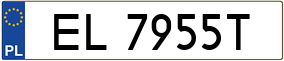 Truck License Plate